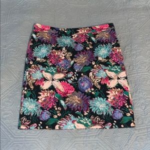 Floral Pencil Skirt